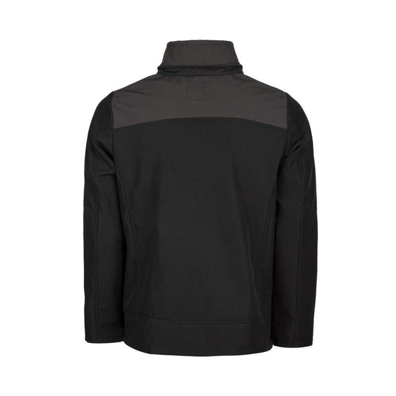 Wolfstar Stil Kapşonlu Softshell Mont Siyah Gri