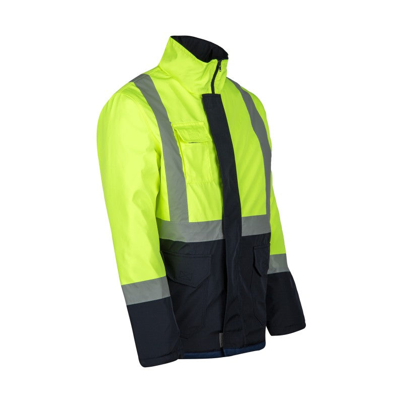 Stariş Bondi Kışlık Kapüşonlu Parka Sarı-Lacivert