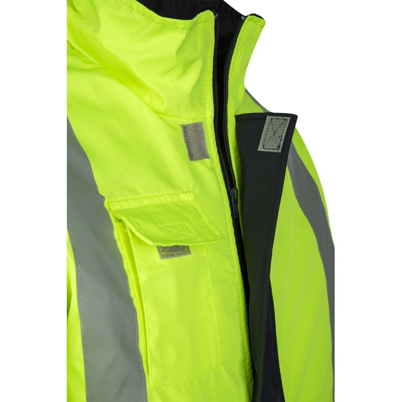 Stariş Bondi Kışlık Kapüşonlu Parka Sarı-Lacivert