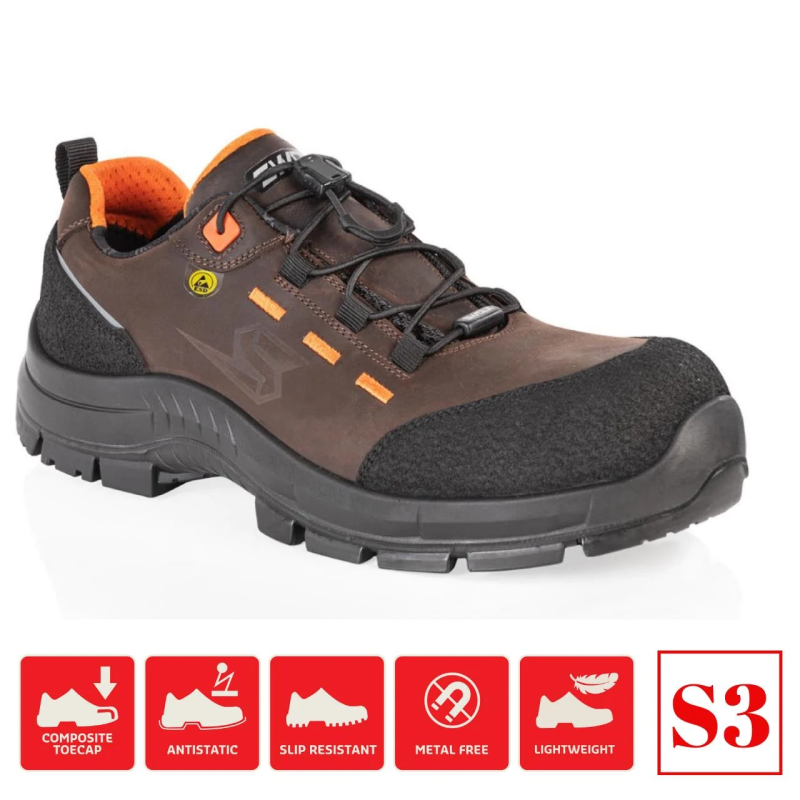 Swolx Combo X950 S3 Kompozit Burun Kevlar Ara Tabanlı İş Ayakkabısı