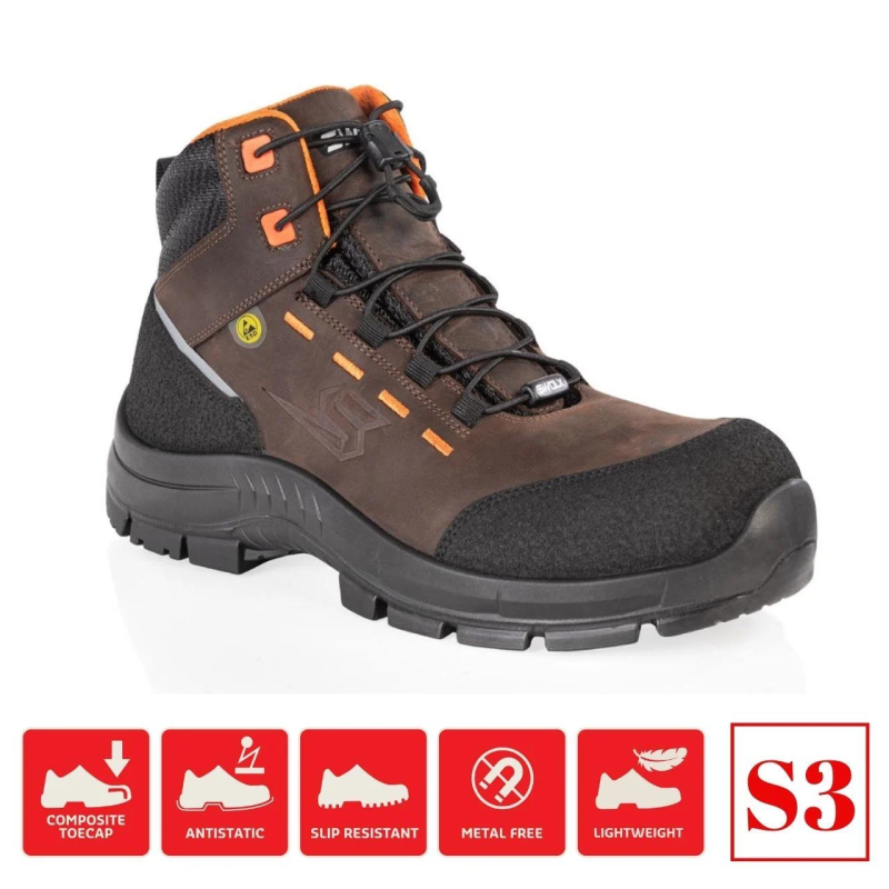 Swolx Combo XL950 S3 Kompozit Burun Kevlar Ara Tabanlı İş Botu