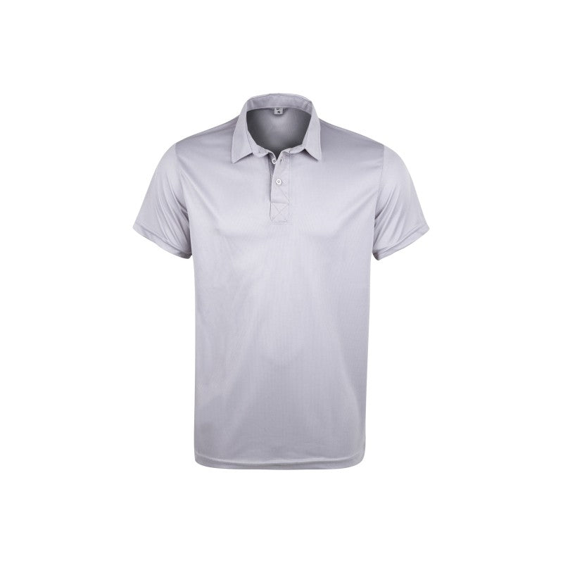 Gri Polo Yaka Dry-Touch Tişört