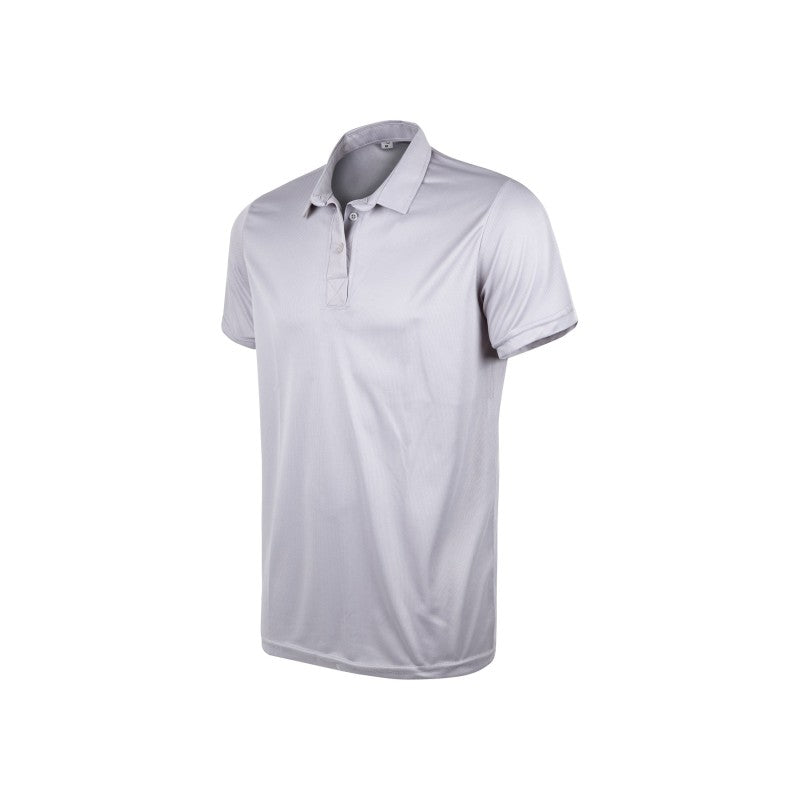Gri Polo Yaka Dry-Touch Tişört