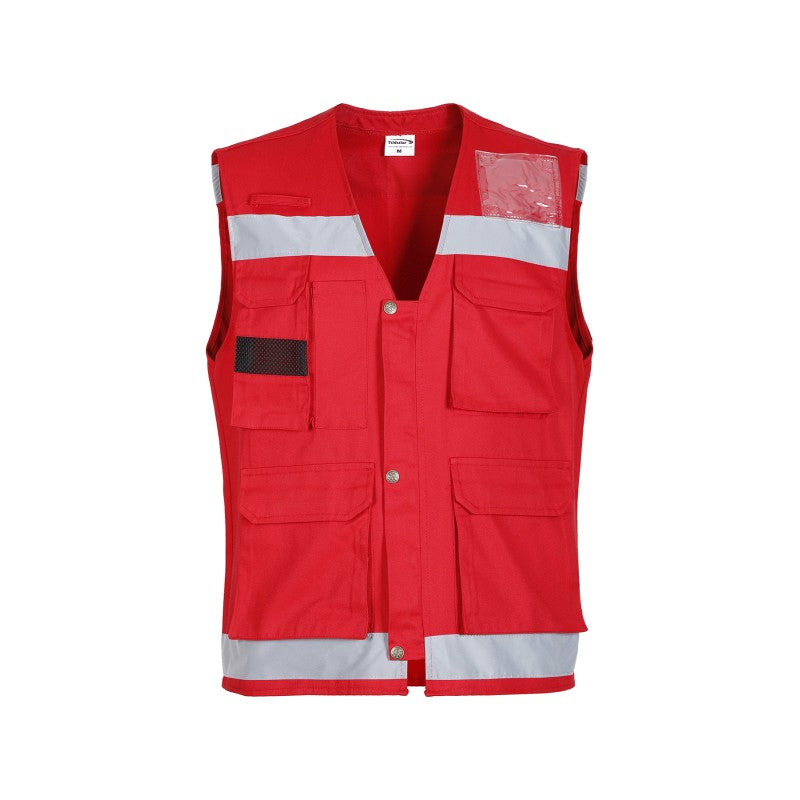 Haritacı İkaz Yeleği Kırmızı