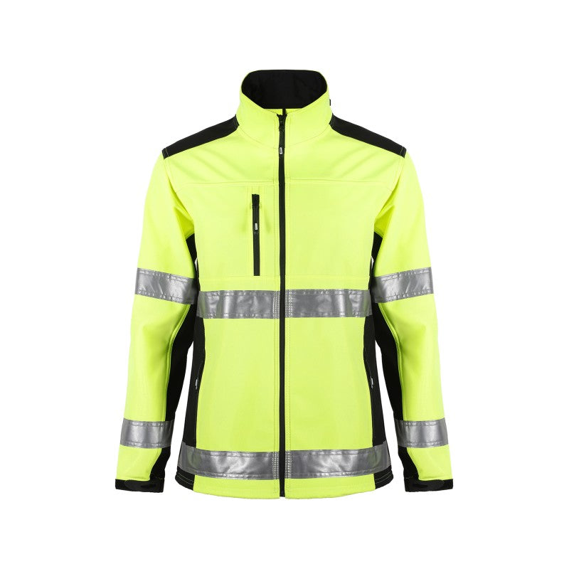 Wolfstar Softshell Mont Neon Sarı Reflektörlü