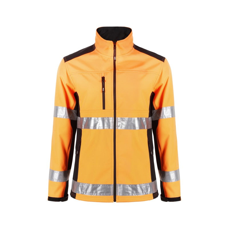 Wolfstar Softshell Mont Neon Turuncu Reflektörlü